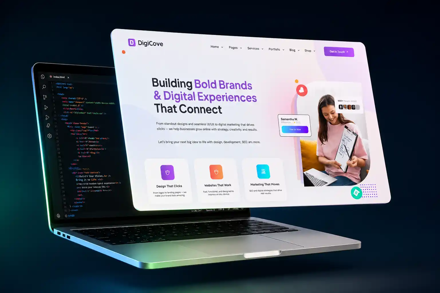 Modern web development project